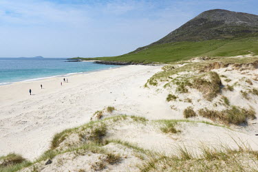 A beach on the Isle of Harris which is famous for white sands, clear water and much smaller numbers of visitors compared to more easily accessible seaside destinations in England and Wales.