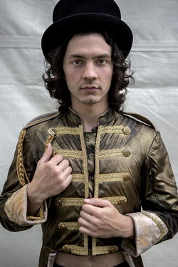 Michael Roberson, an Irish dancer from the USA.  Giffords Circus have been rehearsing for 'The Hooley', their 2021 show, postponed from 2020 due to the COVID-19 pandemic. The show was conceived by Dir...