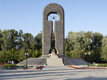 The 'Stronger than Death' memorial commemorates the victims of 456 atomic bomb tests carried out by the Soviets at the nearby Polygon test site between 1949 and 1989. From 1949 until 1991 the Soviet g...