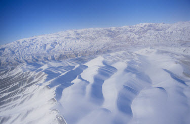 The Hindu Kush, which stretches from central Afghanistan into northern Pakistan, seen from a plane.