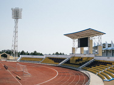 The small arena of the Sheriff sports complex in Tiraspol. Sheriff is a private company that is involved in all sectors of business in the unrecognised republic of Transnistia. Founded in the 1990s it...