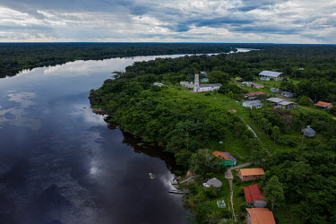 The quilombola (settlement founded by escaped slaves) community of Pedras Negras on the Guapore River in Rondonia.