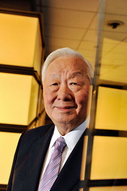 Morris Chang, founder and former chairman and CEO of Taiwan Semiconductor Manufacturing Company (TSMC) in Taipei.
