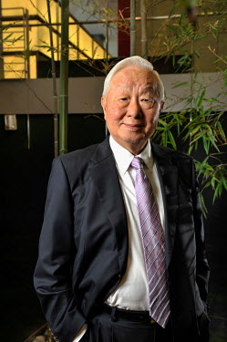 Morris Chang, founder and former chairman and CEO of Taiwan Semiconductor Manufacturing Company (TSMC) in Taipei.