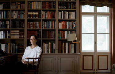 Author and historian Anne Applebaum at Dwor Chobielin, her rural former manor house.