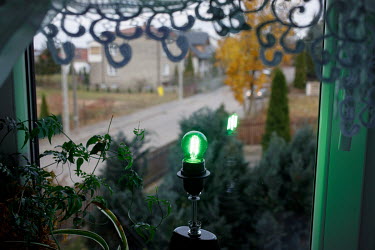 A green light in a window, a signal for migrants that they can get help here. Thousands of migrants attempted to cross into Europe along the Poland Belarus border in the autumn of 2021. By the last we...