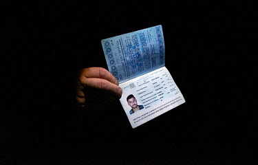 A passport of another victim from the Poland-Belarus border. Ahmad al-Hasan, a 19 year old Syrian boy, drowned in the Bug River separating Poland from Belarus. He was buried at the Bohoniki Muslim cem...
