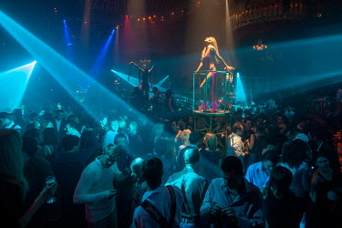 Early morning at the Diaghilev night club.  Following an economic crisis in the 1990s after the collapse of the Soviet Union, a boom in oil and gas prices in the mid 2000s led to a transformation of l...