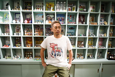 Mondo Furuya, chief executive of Kitan Club, a gachapon (capsule toy) manufacturer.