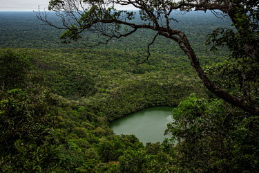 View of Lago Verde in Morro dos Seis Lagos area, in the municipality of Sao Gabriel da Cachoeira. This region contains one of the largest niobium reserves in the world and is located inside three prot...