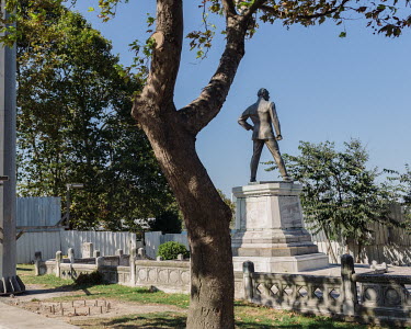 A statue of Mustafa Kemal Ataturk near the TopkapiPalace.