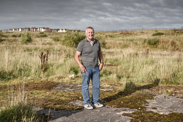 John Greasley, a member of the West Cumbria Mining organisation, on the site of controversial planned new coal mine. West Cumbria Mining hopes to mine up to 2.78 million tonnes of coal per year, produ...