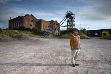 David Craddock, a former miner and a member of the West Cumbria Mining organisation, standing in front of the Haig Pit Mining Museum, which was once a fully functioning coal mine. Plans for a new coal...