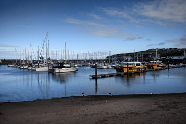 Boats are moored in the harbour in the town of Whitehaven where plans for a new coal mine on the site of a former chemical company have caused controversy. West Cumbria Mining hopes to mine up to 2.78...
