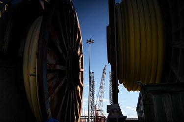 Giant reels of cable which are laid at sea for offshore energy projects, are held at the Port of Blyth, which supports multiple businesses in the energy sector. The former coal mining area of Blyth in...