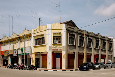 Centre of Muar, a popular local tourist destination in Malaysia.
