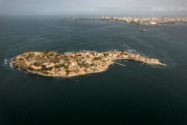 The historic Goree Island, infamous for its prison, the departure point for enslaved Africans being transported across the Atlanic Ocean to the plantations of the Americas.
