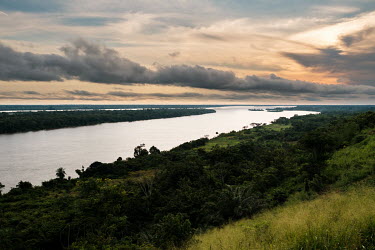 A view of the Congo River.