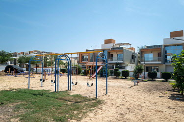 A child's playground in Senegindia's SD City residential and commercial complex in Diamniadio, a new city being built near Dakar.