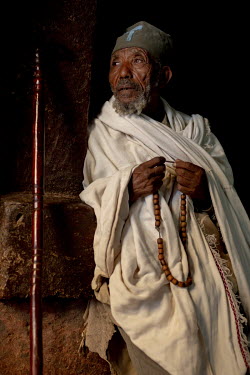 A religious man in Beta Maskal church.