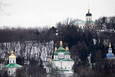 Pechersk Lavra monastery, founded in 1051, in Kyiv.