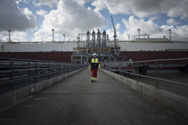 Grain LNG Terminal, a Liquefied Natural Gas (LNG) port on the River Medway.