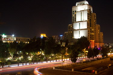 The gardens of the Four Seasons hotel seen from the President's Bridge in central Damascus. Both the gardens and the bridge were frequented by gay men, but the area was also patrolled by undercover po...
