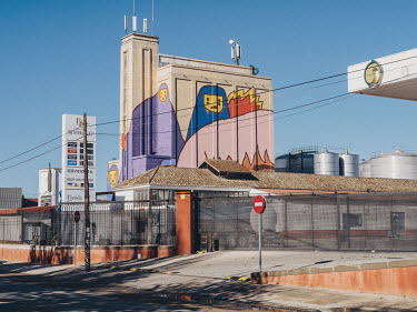 A huge mural by street artist Ricardo Cavolo decorates a silo in the town of Campo de Criptana. The painting was commissioned as part of a project called 'Titanes', the aim of which was to promote the...