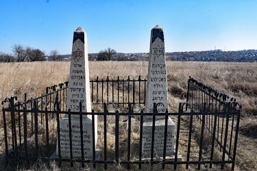 Tomb stones in the old Jewish cemetery.