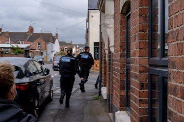 The Modern Slavery Team chase suspected victims of exploitation who fled the scene during an operation in Northamptonshire.