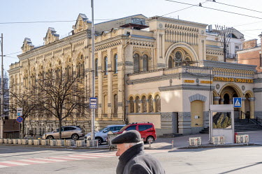 Kyiv's central synagogue, run by the Chabad Lubavitch movement.