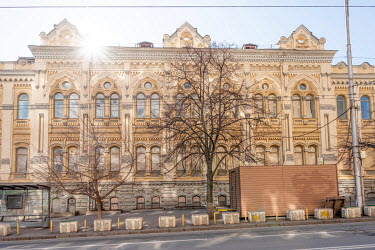 Kyiv's central synagogue, run by the Chabad Lubavitch movement.