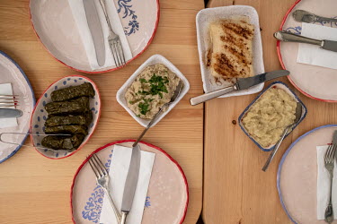 Specialities served at MEZME, an Armenian restaurant in the Pangalti neighbourhood of the Kurtulus district.
