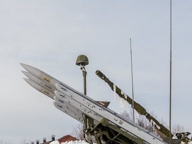 A missile launcher during 'Cold Response 2022' (CR 22), a Norwegian military exercise involving invited allies and partner nations held between 14 March 2022 and 1 April 2022.