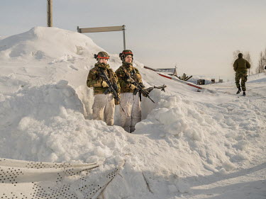 Norwegian and allied forces taking part in 'Cold Response 2022' (CR 22), a Norwegian military exercise involving invited allies and partner nations held between 14 March 2022 and 1 April 2022.