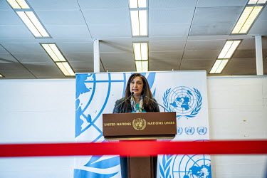 Press Conference at the UN in Geneva given by US Undersecretary for Civilian Security, Democracy and Human Rights, Ms Usra Zeya, on the Russian invasion of Ukraine.