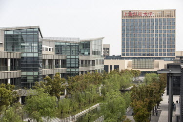 The campus of the Shanghai Tech University in the Zhangjiang Hi-Tech Zone.
