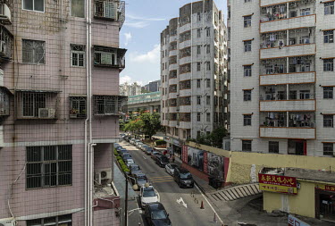Apartment buildings in the Luohu district.