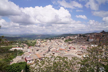 The town of Corleone seen from above.