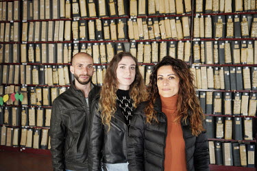 Federico Blanda (33), Valentina Di Palermo (41), Miriana Salemi (24) at Cidma (Centre for Documentation on Mafia and anti-Mafia).