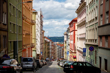 Krasova Street, in the Zizkov district of Prague, where artist Toyen (Marie Cerminova) lived and worked during the six years of the Second World War.