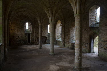 The Ruins of Battle Abbey, built on the site of the Battle of Hastings (14 October 1066).