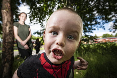 Michael Lyall (3), his mother Sonia Lyall (29) has been confined to her home on the Byker estate with her three children. A single mother on benefits, she has struggled with home-schooling during the...