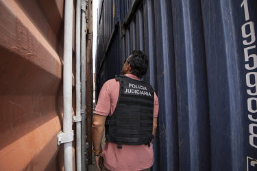One of the police officers involved in the raid on the freighter Eser. In February 2019, police on the island made the world's biggest-ever seizure of Europe-bound cocaine, when they found nearly ten...