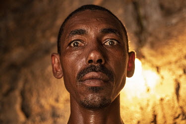 Matteo Rodrigues (35) after smoking crack cocaine in a crack den in the neighbourhood of Ponta De Agua, Praia.  The Cape Verde islands lie on what's known as 'Highway 10', the DEA's nickname for the s...