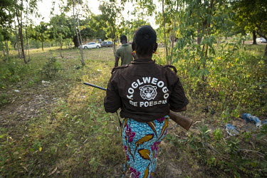 Members of a self-defence force (Koglweogo or bush guardians) on patrol in the village of Poessin near Ouagadougou.  Once considered 'safe', Burkina Faso (meaning 'land of the upright man') is sufferi...