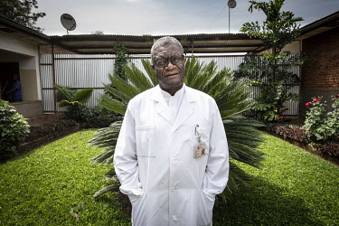 Nobel peace laureate Denis Mukwege at the Panzi Hospital. The Congolese gynaecologist founded the Panzi Hospital in 1999. He specialises in treating women who are victims of rape as a weapon of war....