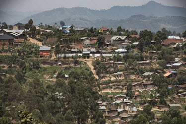 Housing in Butembo, where the high density living makes the spread of the ebola virus difficult to stop.