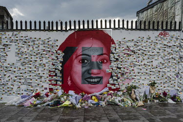 On the day of the 2018 referendum legalising abortion in Ireland, a street mural was painted depicting Savita Halappanavar who died in a Galway hospital in 2012 after being denied an abortion while mi...