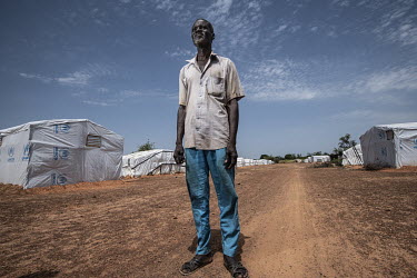 Ouegoudaoua Sadadogg Gasselih in an IDP camp on the outskirts of Ouagadougou. His village was attacked three times before he and his family fled.  Once considered 'safe', Burkina Faso (meaning 'land o...
